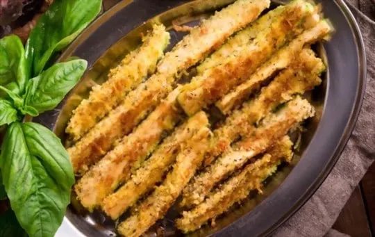 baked zucchini fries with ranch dipping sauce