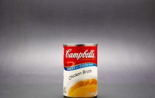 canned chicken broth