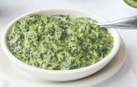 creamed spinach