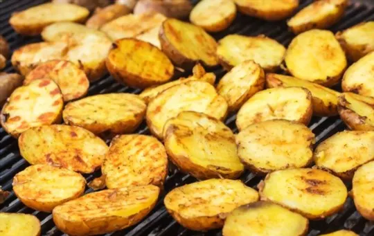 grilled potatoes