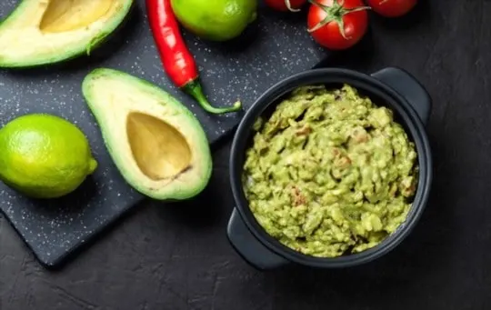 guacamole and salsa