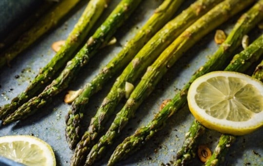 roasted asparagus with lemon and parmesan