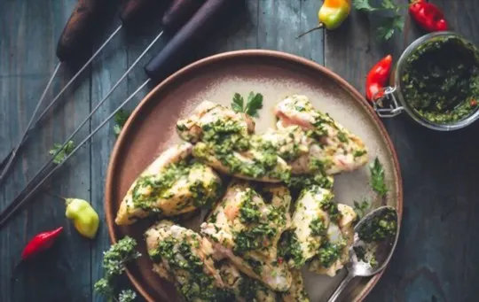 why consider serving a side dish with chimichurri chicken