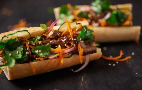 why consider serving side dishes with banh mi