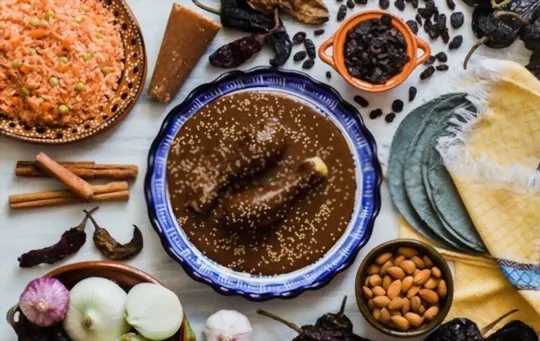 why consider serving side dishes with chicken mole