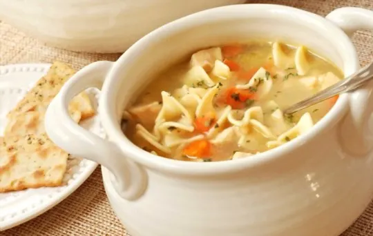 why consider serving side dishes with chicken noodle soup