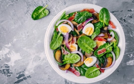 balsamic mushroom spinach salad