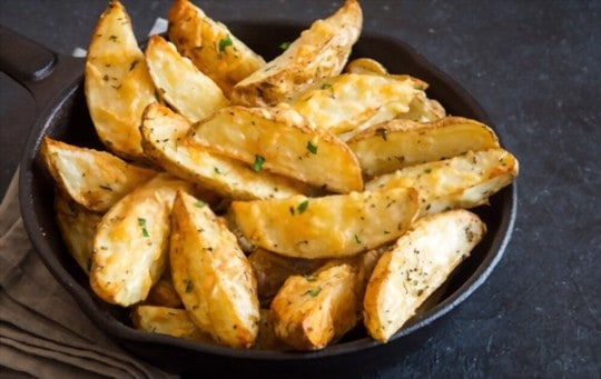 cheesy potato wedges