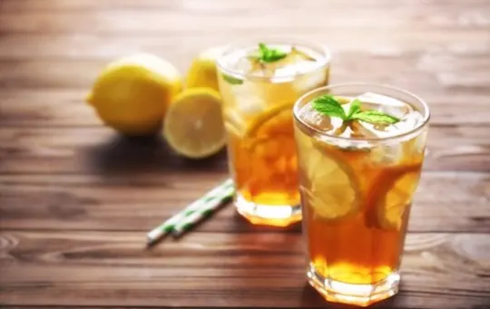 flavored iced tea