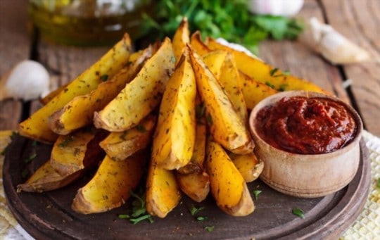 garlic herb fries