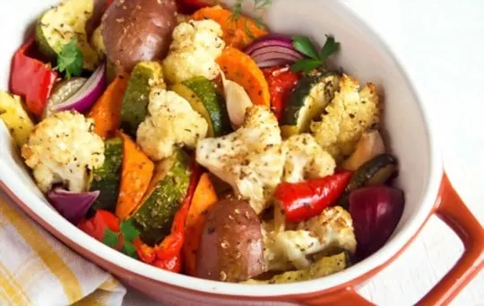 garlicky roasted vegetables