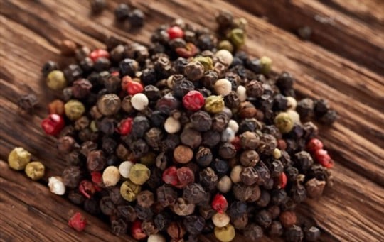 mix of peppercorns