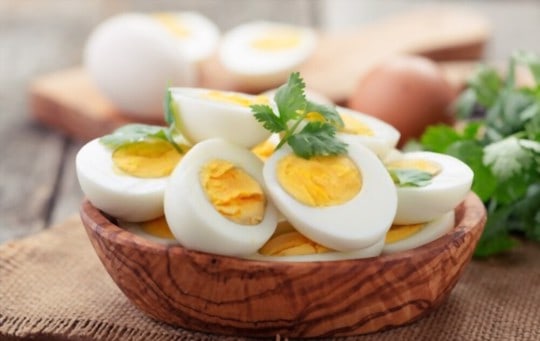 potato salad with boiled eggs