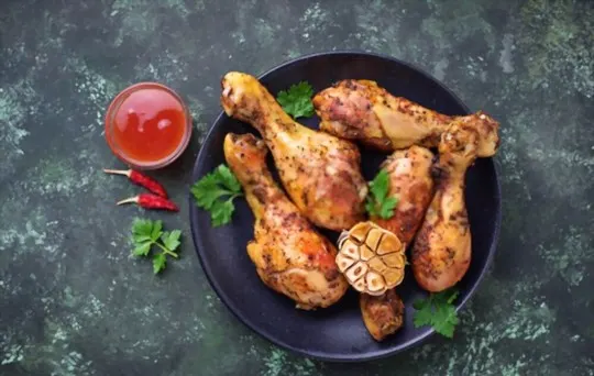roasted chicken legs