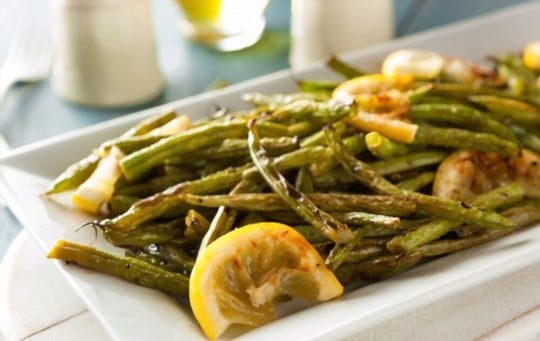 roasted green beans