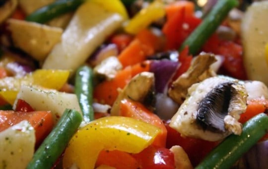 roasted green vegetable medley