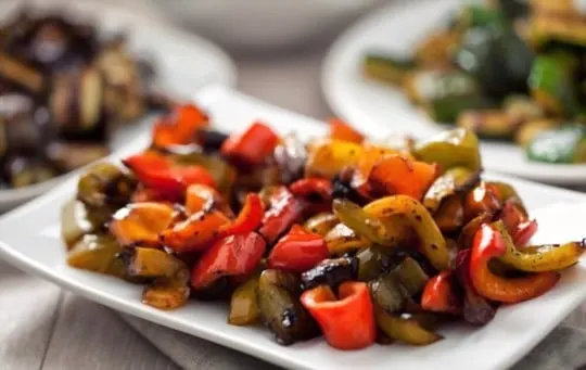 roasted peppers and onions