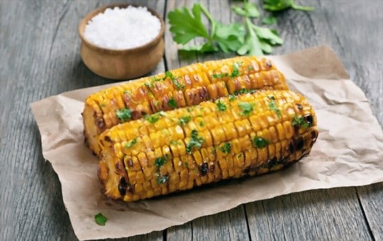 soft and salty corn on the cob