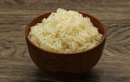 steamed basmati rice