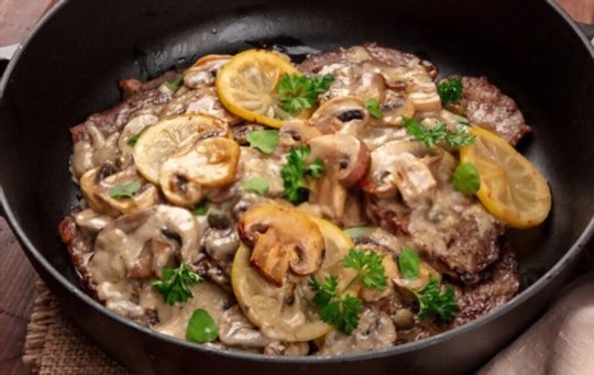 why consider serving a side dish with veal piccata