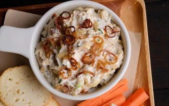 acorn squash and caramelized onion dip