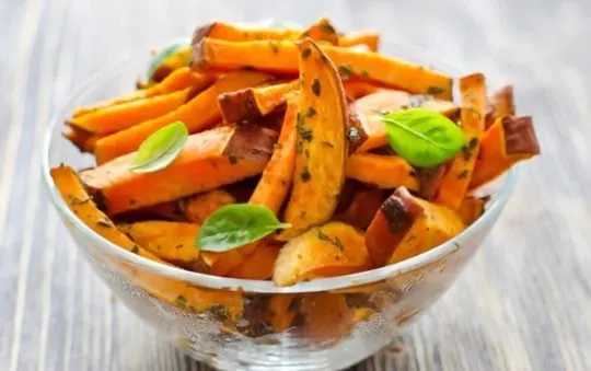 baked sweet potato fries