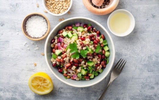 barley and vegetable salad