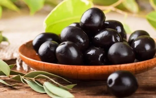 black olives