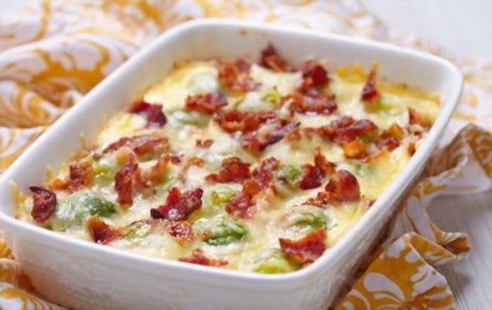 cheesy sprout gratin