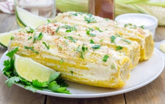 corn on the cob with butter and lime