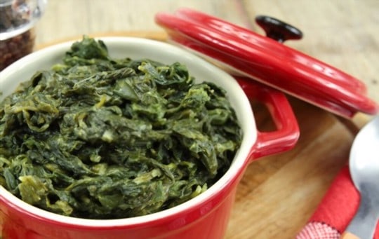 creamed spinach