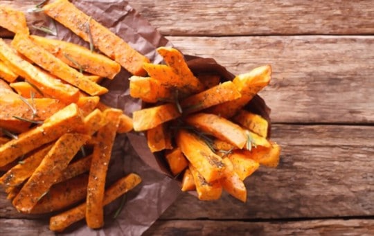 crispy sweet potatoes