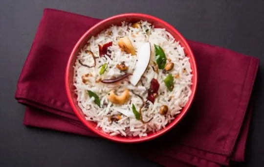 fresh coconut rice