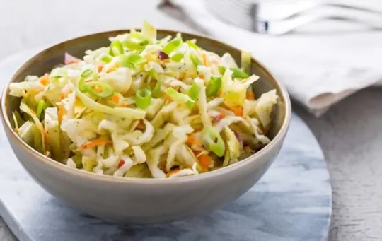 freshly chopped coleslaw