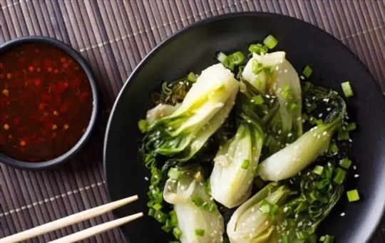 garlic ginger bok choy