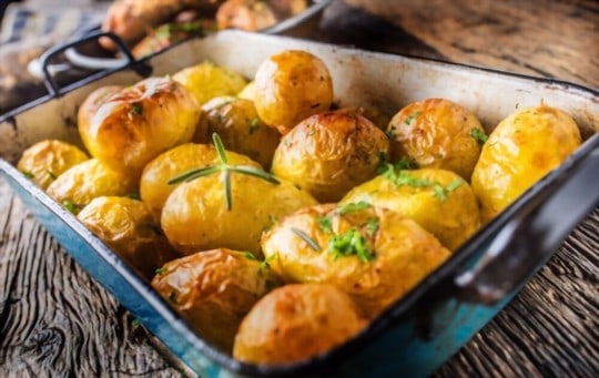 garlic roasted potatoes