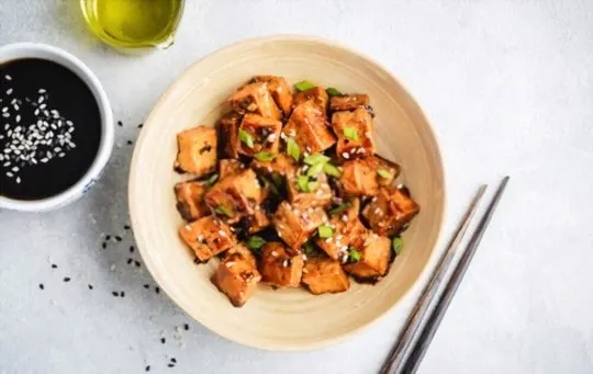 garlicky tofu