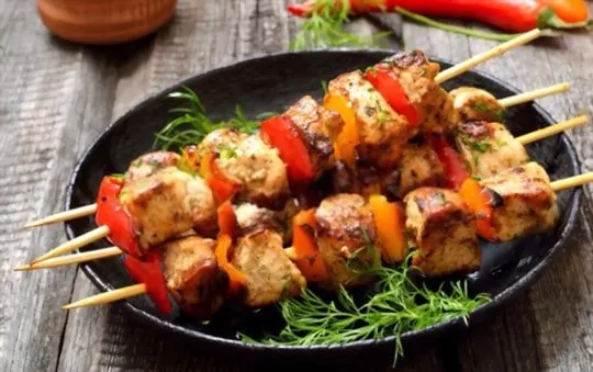 grilled chicken skewers