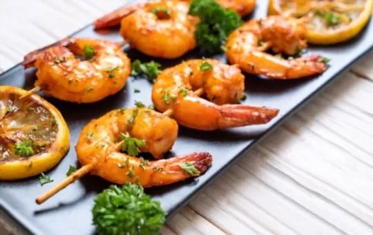 grilled shrimps