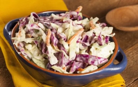 homemade coleslaw