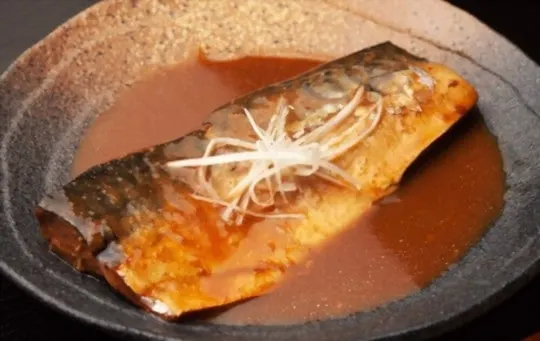 miso fish and greens