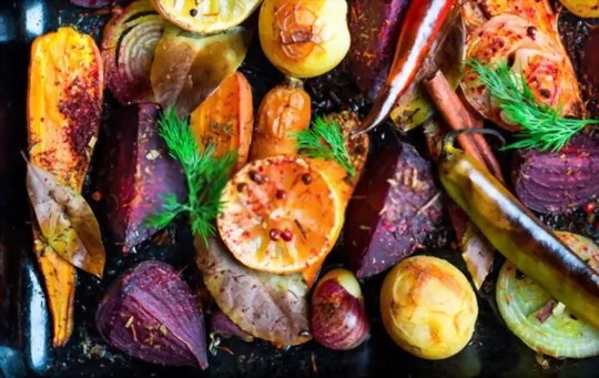 mixed roasted vegetables