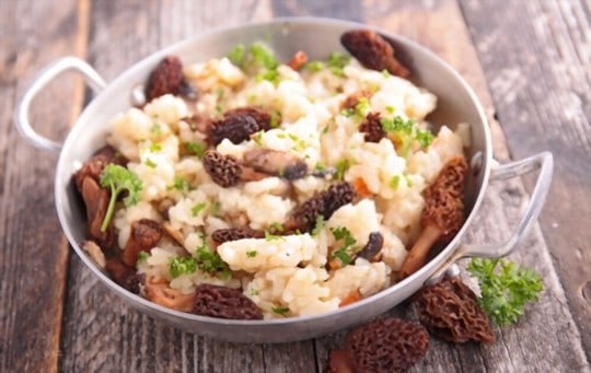 morel mushroom risotto