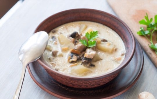 mushroom and potato soup