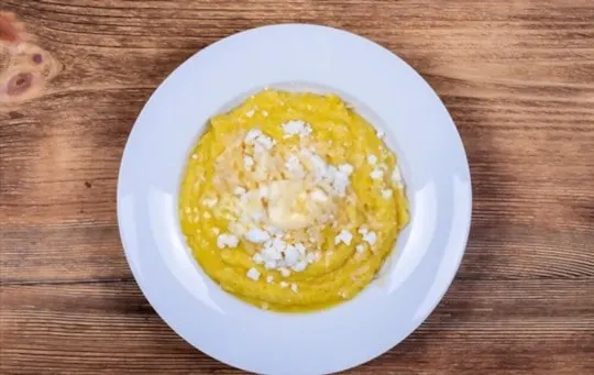 ricotta polenta with parmesan cheese