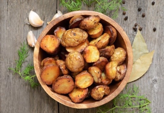 roasted potatoes with lime and butter