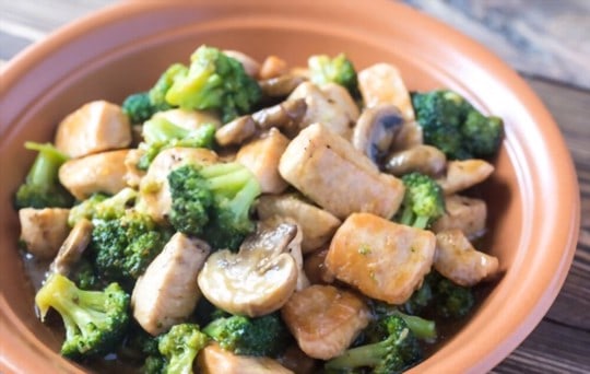 sauteed broccoli and mushroom