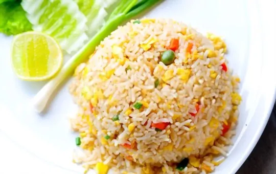 steamed fried rice