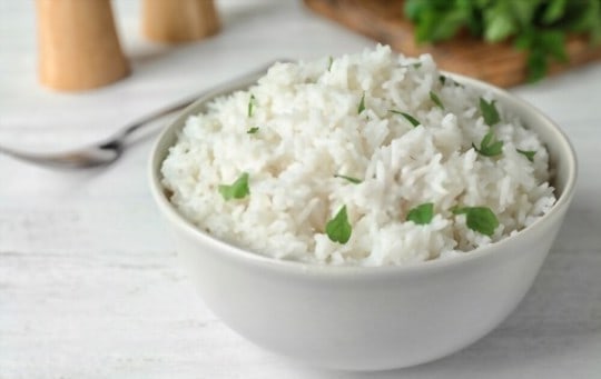 steamed rice