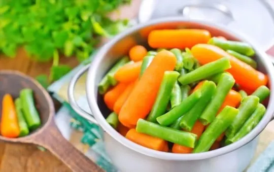 steamed vegetables